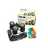 Jebao Submersible LED Pond Light with Photcell Sensor, Set of 3